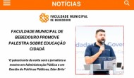 Faculdade Municipal de Bebedouro promove palestra sobre Educação cidadã