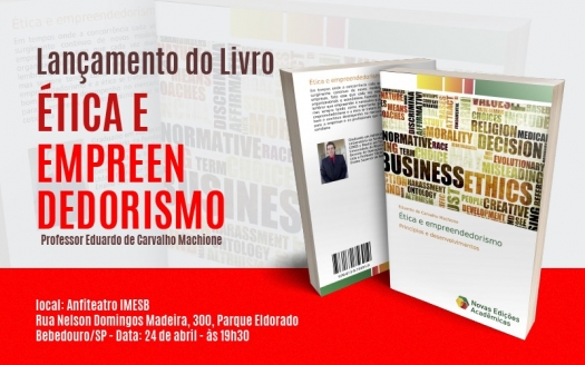 Professor do IMESB lança livro sobre Ética e Empreendedorismo