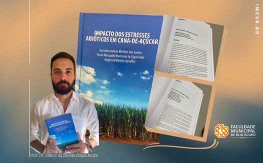 Docente de Engenharia Agronômica é autor de dois capítulos em livro sobre impactos dos stresses abióticos em cana-de-açucar