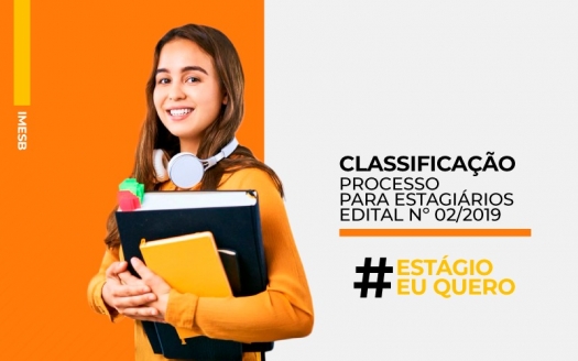 Classificação final: Processo Seletivo para estagiário 02/2019