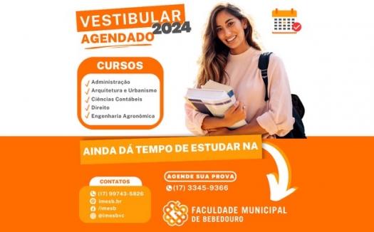 Vestibular agendado do IMESB começa nesta segunda-feira, 08