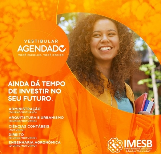 Vestibular Agendado do IMESB: inscrições continuam abertas