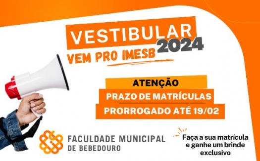 Vestibular e Processo Seletivo de bolsas Proesb 2024: Matrículas prorrogadas