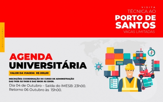 Visita técnica ao Porto de Santos