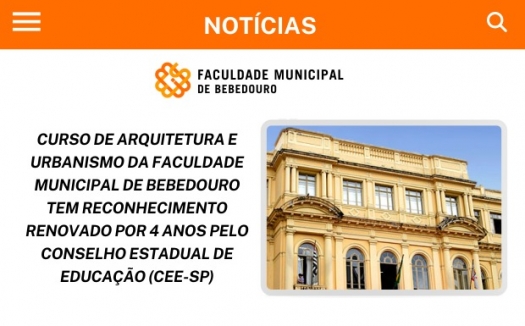 Curso de Arquitetura e Urbanismo do IMESB tem reconhecimento renovado por 4 anos pelo CEE-SP