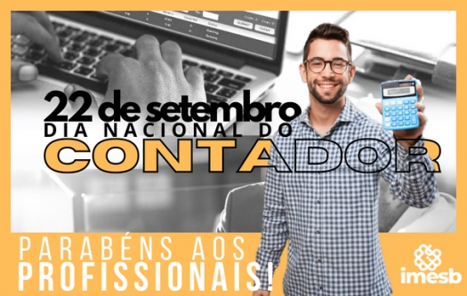 IMESB parabeniza a todos Contadores pelo seu dia!