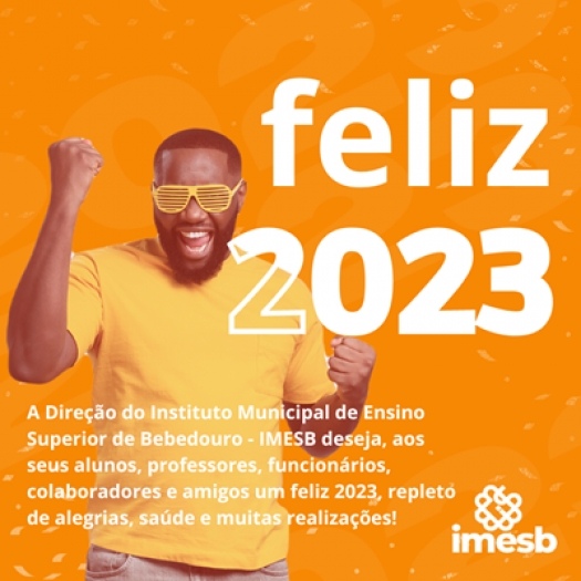 O IMESB deseja a todos um Feliz Ano Novo!