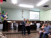 Servidora do IMESB Jussara Cecchetto é homenageada na Câmara Municipal