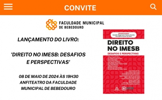 IMESB lança obra coletiva produzida por professores e alunos egressos da Instituição